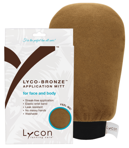 Lyco-Bronze Application Mitt for Face and Body