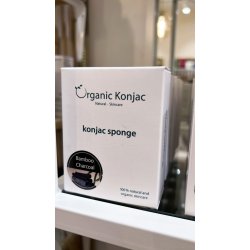 Konjac Sponge Bamboo Charcoal - 100% natural and organic skincare!